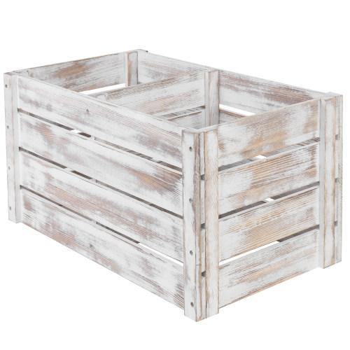 Wood Crate Design Storage Shelf Organizer - MyGift