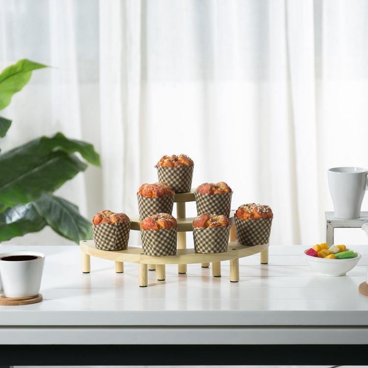 Wood Semicircle Cupcake Display Stand - MyGift